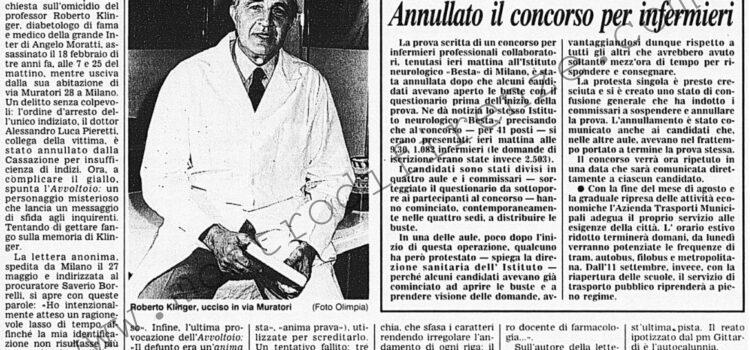 <b>26 Agosto 1995 Stampa: Corriere della Sera – “Giudice, l’assassino sono io”</b>