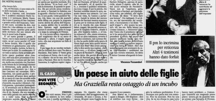 <b>27 Maggio1994 Stampa: La Stampa – “Si, Pacciani mi fa paura” – Un paese in aiuto delle figlie</b>
