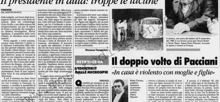 <b>30 Aprile 1994 Stampa: La Stampa – “Sul mostro indagini da bocciare” – Il doppio volto di Pacciani – L’identikit dalle microspie</b>
