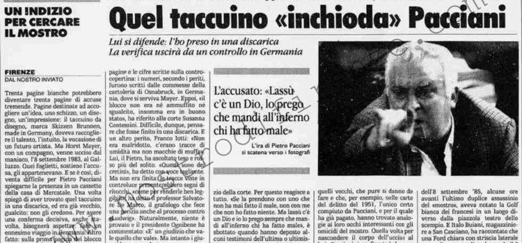 <b>30 Giugno 1994 Stampa: La Stampa – Quel taccuino “inchioda” Pacciani</b>