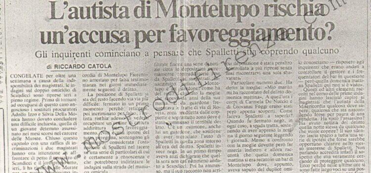 <b>24 Giugno 1981 Stampa: Paese Sera – L’autista di Montelupo rischia un’accusa per favoreggiamento?</b>