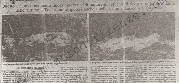 <b>9 Giugno 1981 Stampa: Paese Sera – I due fidanzati erano già morti quando hanno infierito su di loro</b>