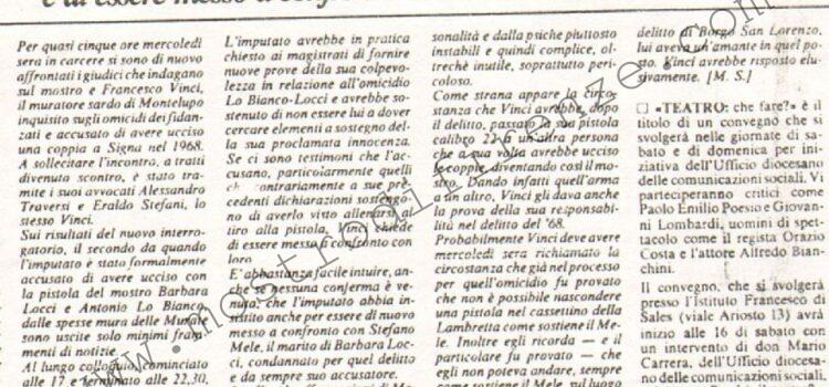 <b>3 Dicembre 1982 Stampa: La Nazione – “Ora portatemi le prove”</b>