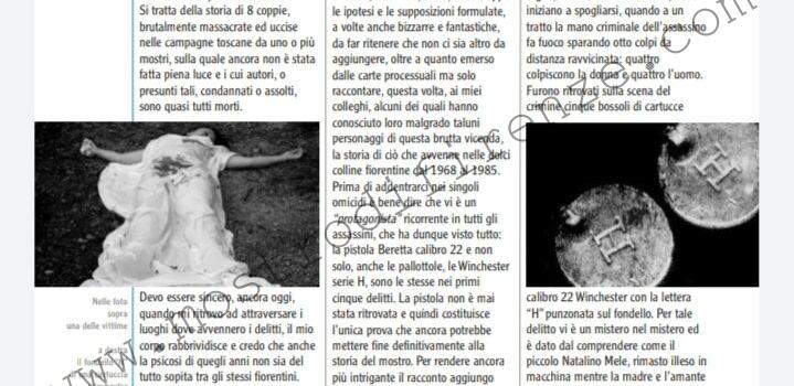 <b>20 Dicembre 2013 Stampa: Crimini e Criminali – Il mostro di Firenze prima parte</b>