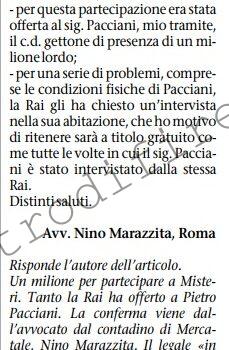 <b>5 Maggio 1997 Stampa: L’Unità – Niente soldi a Pacciani</b>