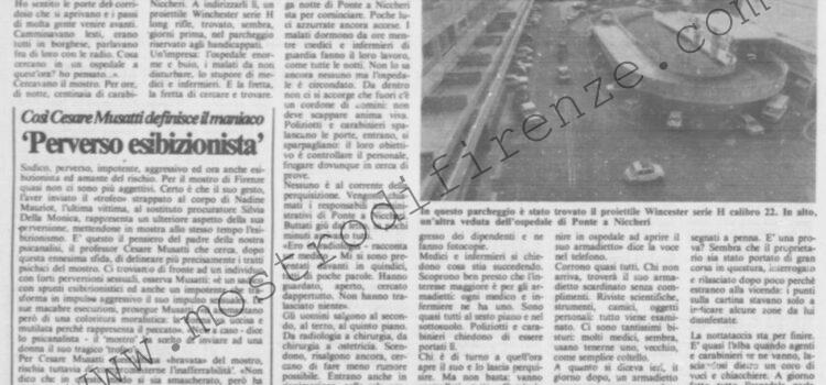 <b>28 Settembre 1985 Stampa: La Città – “Ho sentito dei passi nel buio, erano loro che arrivavano”</b> <b>28 Settembre 1985 Stampa: La Città – “Ho sentito dei passi nel buio, erano loro che arrivavano”</b>